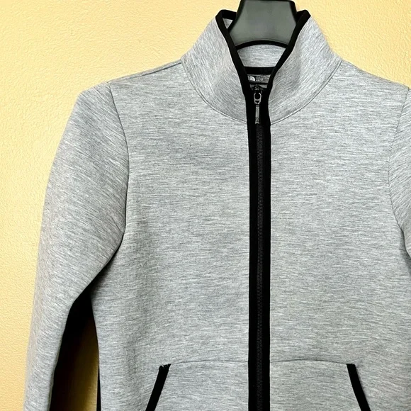 THE NORTH FACE Women's Jacket Zipper Front Grey Black Size XS - Picture 7 of 15